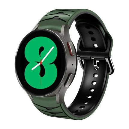 Curved Silicone Watch Band For Samsung Galaxy Watch 4 44mm