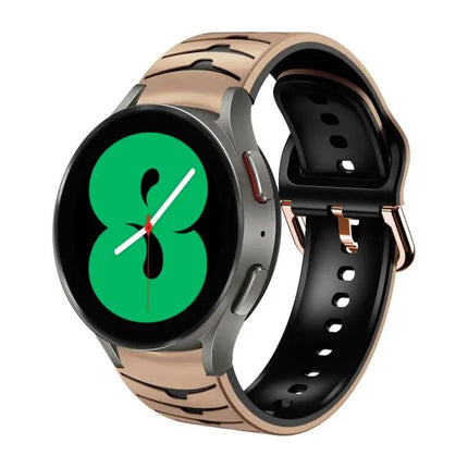 Curved Silicone Watch Band For Samsung Galaxy Watch 4 44mm