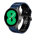For Samsung Galaxy Watch 4 44mm / Dark Blue + Black