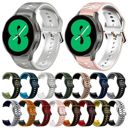 Curved Silicone Watch Band For Samsung Galaxy Watch 4 44mm