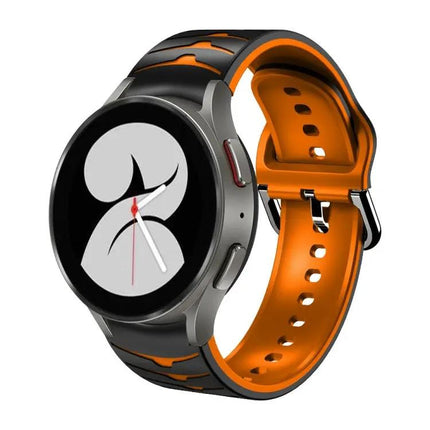 Curved Silicone Watch Band For Samsung Galaxy Watch 4 40mm