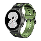 For Samsung Galaxy Watch 4 40mm / Black+Green
