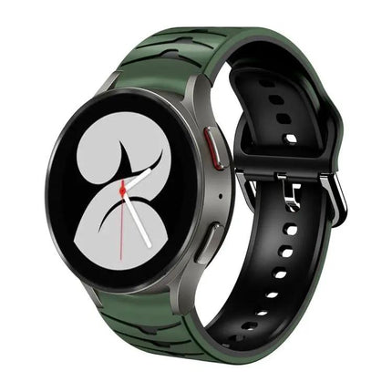 Curved Silicone Watch Band For Samsung Galaxy Watch 4 40mm