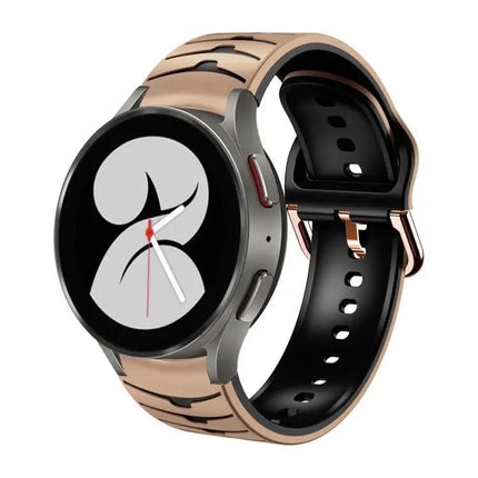 Curved Silicone Watch Band For Samsung Galaxy Watch 4 40mm