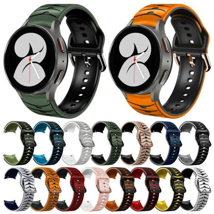 Curved Silicone Watch Band For Samsung Galaxy Watch 4 40mm