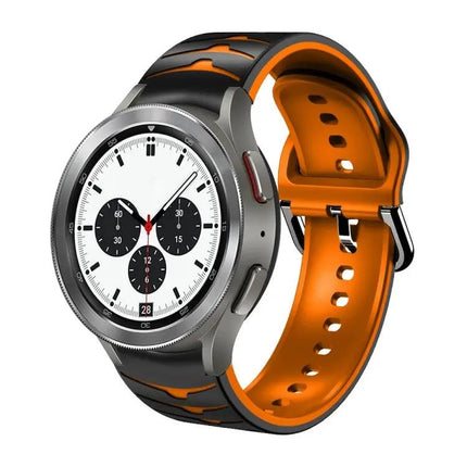 Curved Silicone Watch Band For Galaxy Watch 4 Classic 42mm