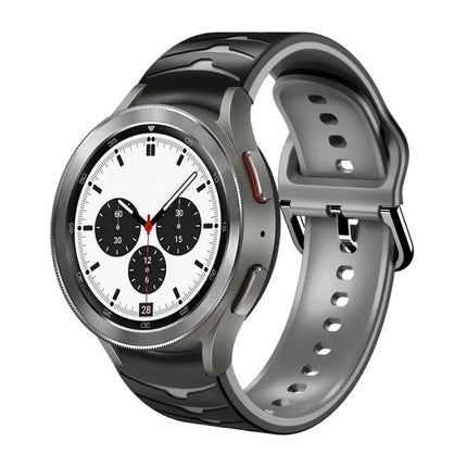 Curved Silicone Watch Band For Galaxy Watch 4 Classic 42mm