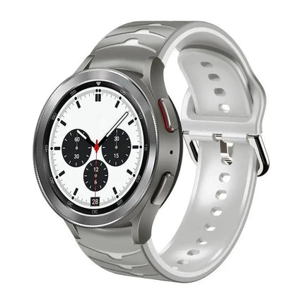 Curved Silicone Watch Band For Galaxy Watch 4 Classic 42mm