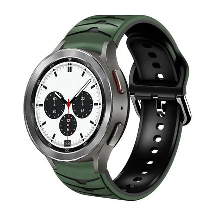 Curved Silicone Watch Band For Galaxy Watch 4 Classic 42mm