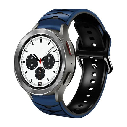 Curved Silicone Watch Band For Galaxy Watch 4 Classic 42mm