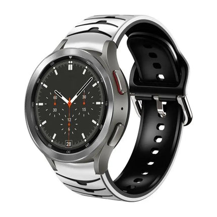 Curved Silicone Watch Band For Galaxy Watch 4 Classic 46mm
