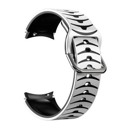 Curved Silicone Watch Band For Galaxy Watch 4 Classic 46mm