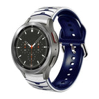 For Samsung  Galaxy Watch 4 Classic 46mm / White+Blue