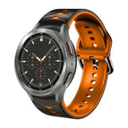 For Samsung  Galaxy Watch 4 Classic 46mm / Black+Orange