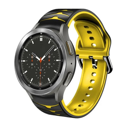 Curved Silicone Watch Band For Galaxy Watch 4 Classic 46mm