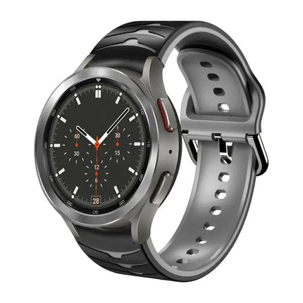 Curved Silicone Watch Band For Galaxy Watch 4 Classic 46mm