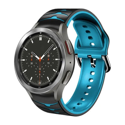 Curved Silicone Watch Band For Galaxy Watch 4 Classic 46mm