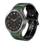 For Samsung  Galaxy Watch 4 Classic 46mm / Army Green + Black