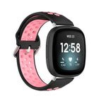For Fitbit Versa 3 / Black+Pink