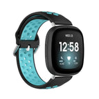 For Fitbit Versa 3 / Black+Teal