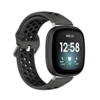 For Fitbit Versa 3 / Black+Black