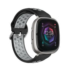 For Fitbit Sense 2 / Black+Grey