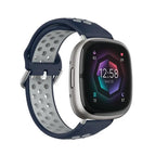 For Fitbit Sense 2 / Dark Blue+Grey
