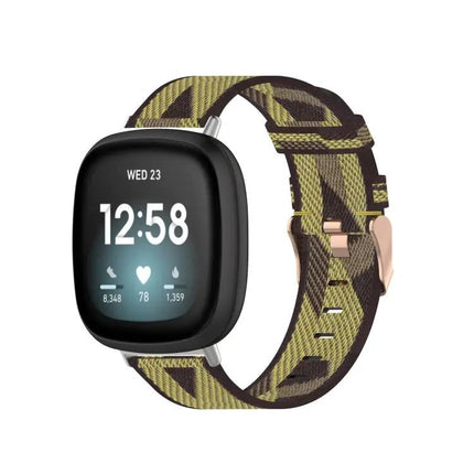 Nylon Woven Watch Band For Fitbit Versa 4/3 Sense 2