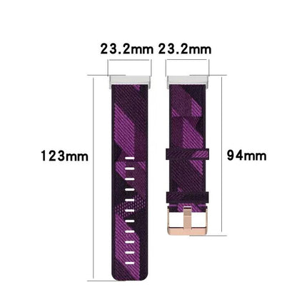 Nylon Woven Watch Band For Fitbit Versa 4/3 Sense 2