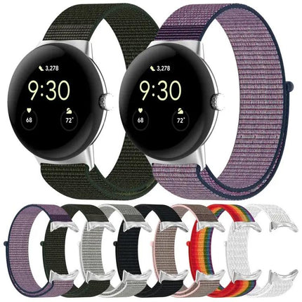 Nylon Weave Watch Band For Google Pixel Watch 41mm