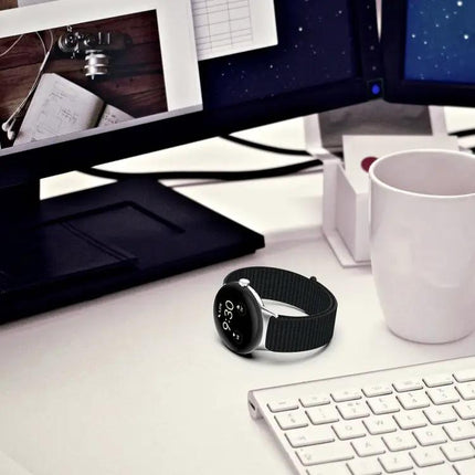 Nylon Weave Watch Band For Google Pixel Watch 41mm