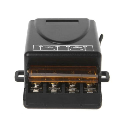 Industrial Wireless Remote Controller for Lifter Operation compact black receiver module with terminal connections for remote lifter control