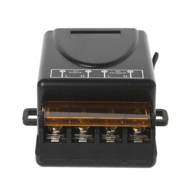 Industrial Wireless Remote Controller for Lifter Operation compact black receiver module with terminal connections for remote lifter control
