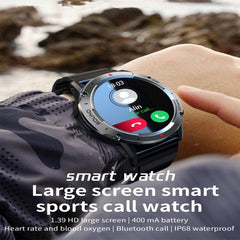 Smart Fitness Watch with 1.39" Color Display, Heart Rate & Blood Pressure Monitoring