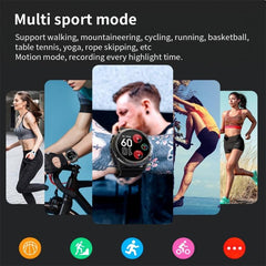 Smart Fitness Watch with 1.39" Color Display, Heart Rate & Blood Pressure Monitoring