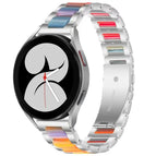 For Galaxy Watch 4 40 / 44mm / Silver Rainbow