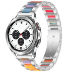 For Galaxy Watch 4 Classic 42 / 46mm / Silver Rainbow