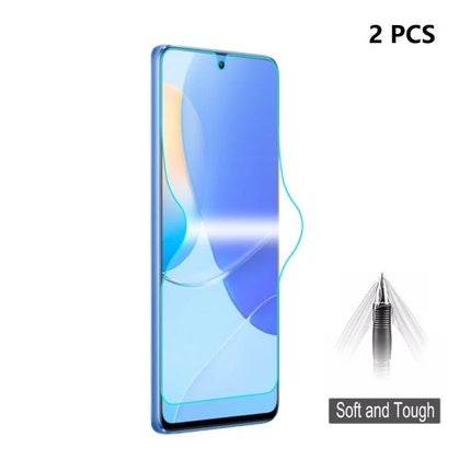 Enkay Soft Hydrogel Screen Protector for Huawei Nova 9 SE 5G — clear low‑profile film protects against scratches while preserving touch sensitivity
