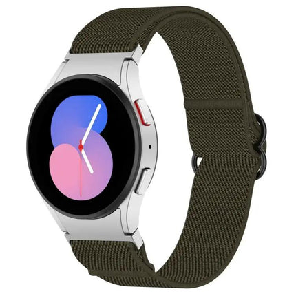 Nylon Stretch Buckle Watch Band Samsung Galaxy 41/44/45mm