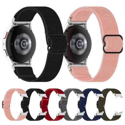 Nylon Stretch Buckle Watch Band Samsung Galaxy 41/44/45mm