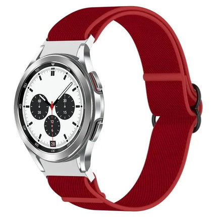 Stretch Nylon Black Buckle Band Samsung Galaxy Watch