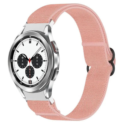 Stretch Nylon Black Buckle Band Samsung Galaxy Watch