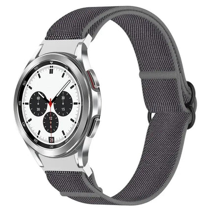 Stretch Nylon Black Buckle Band Samsung Galaxy Watch