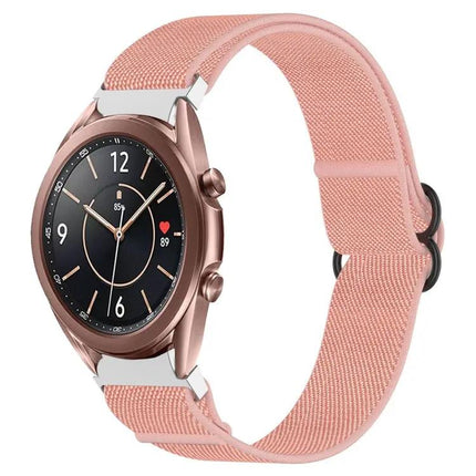 Stretch Nylon Black Buckle Band Samsung Galaxy Watch