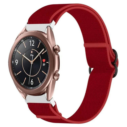Stretch Nylon Black Buckle Band Samsung Galaxy Watch