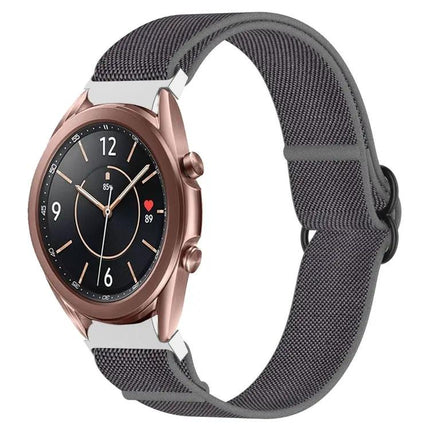 Stretch Nylon Black Buckle Band Samsung Galaxy Watch
