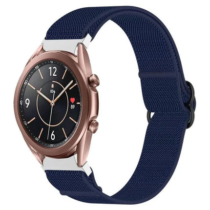 Stretch Nylon Black Buckle Band Samsung Galaxy Watch