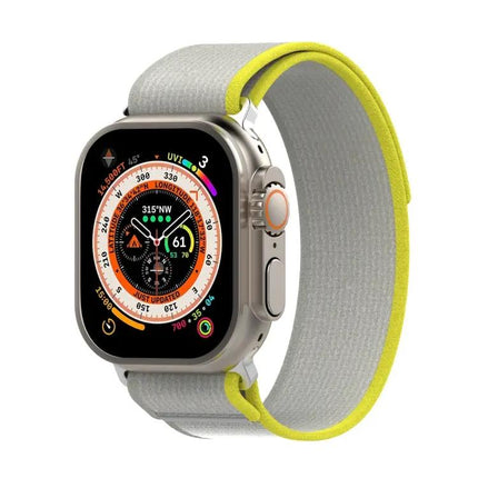 Double Color Nylon Hook And Loop Watch Band For Apple Watch