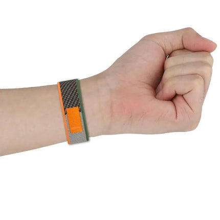 Double Color Nylon Hook And Loop Watch Band For Apple Watch | Syndmart