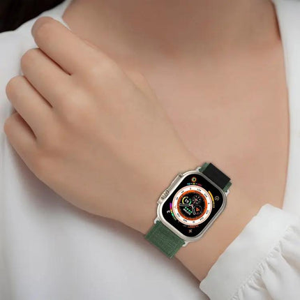 Double Color Nylon Watch Band For Apple Watch 49/45/44mm